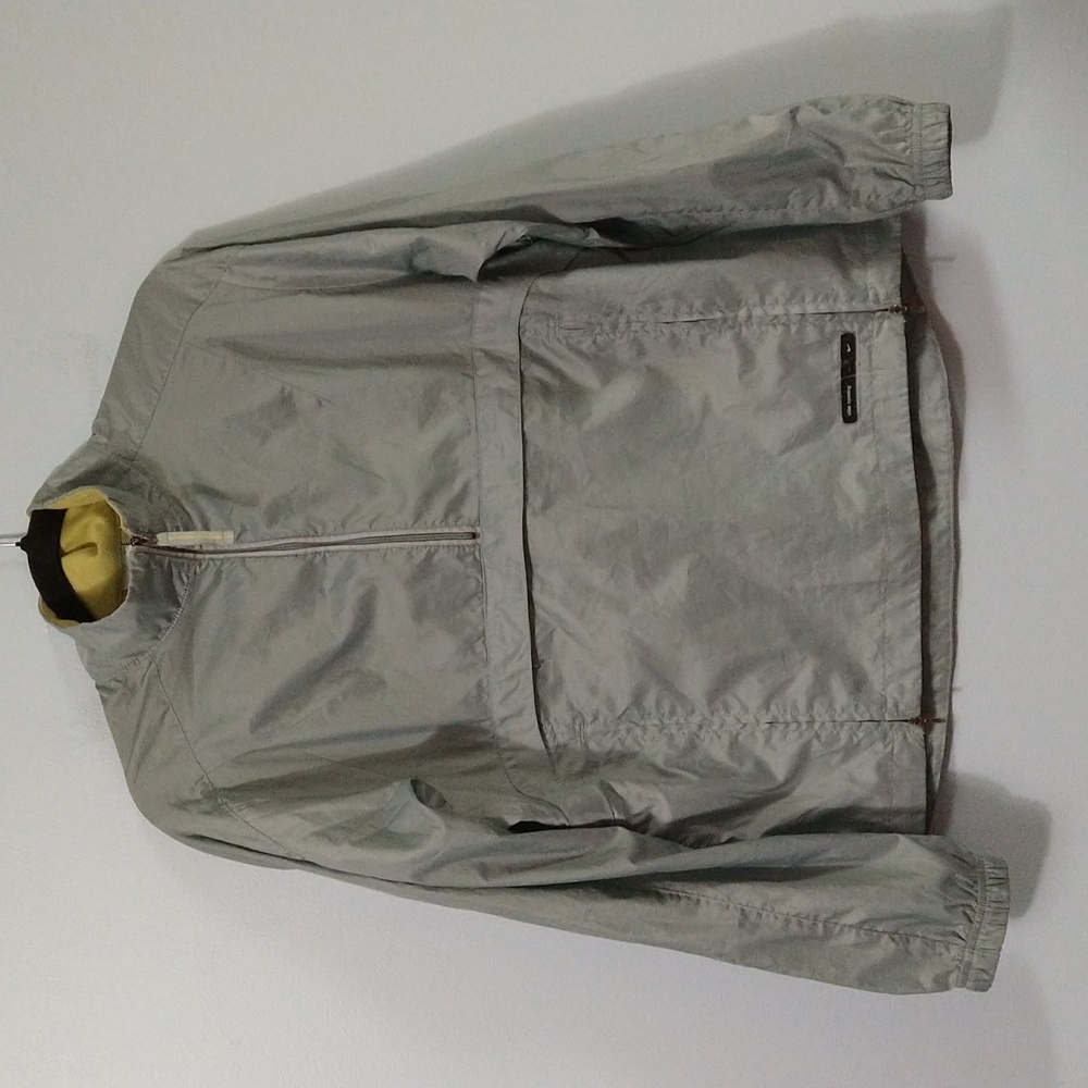 Nike Half Zip Running Wind Breaker Jacket Green Size S #W-888